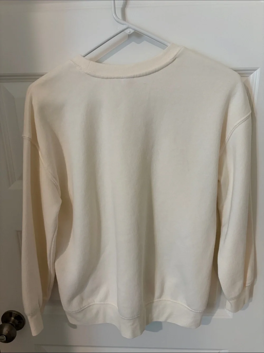 Old Navy Cream Woodstock Graphic Crewneck Sweatshirt